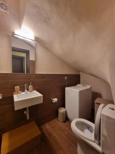 Et badeværelse på Arachova The View Maisonette by Ski ALure