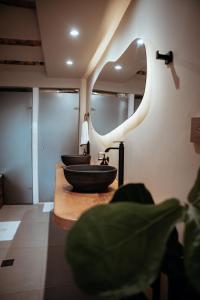 Et opholdsområde på Ecohotel Tierra de Agua