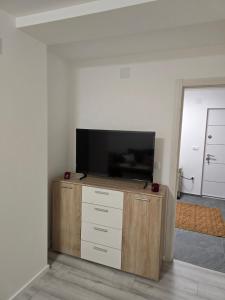 TV a/nebo společenská místnost v ubytování Apartman Keka