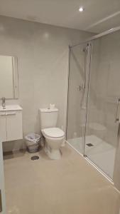 Ванная комната в hostal San luis apartamentos