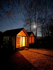 Bygningen som feriehuset ligger i