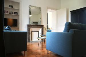 Posezení v ubytování Domaine des Monts de la Baie