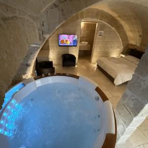 TV a/nebo společenská místnost v ubytování barbacana monopoli