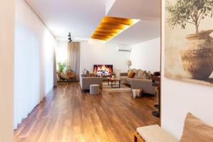 Posezení v ubytování Lux Villa