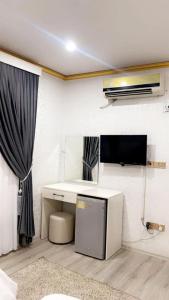 TV/trung tâm giải trí tại Hojin Hotel