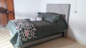 Ένα ή περισσότερα κρεβάτια σε δωμάτιο στο Aparta estudio en Concepción