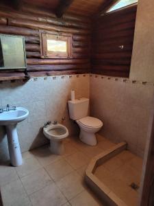 Koupelna v ubytování Cabana Consuelo