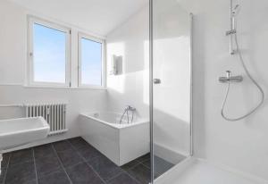 Koupelna v ubytování Nice stay long term