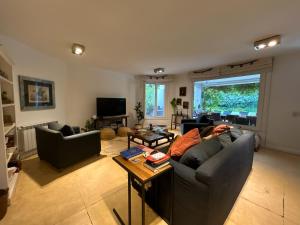 TV a/nebo společenská místnost v ubytování Quimera Lodge