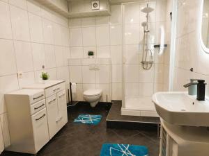 Koupelna v ubytování Ferienwohnung Kleine Oase