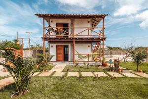 Bygningen som feriehuset ligger i