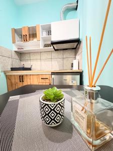 Η κουζίνα ή μικρή κουζίνα στο Amazing studio Φωλιά in Xanthi - myHomee