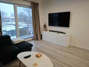 TV a/nebo společenská místnost v ubytování Modern 2023 apartment
