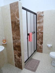 Et badeværelse på La Hacienda San Antonio