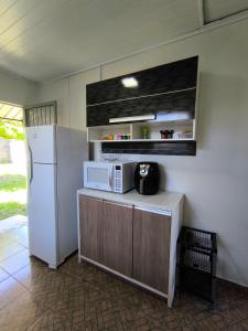 Nhà bếp/bếp nhỏ tại Foz do Iguaçu Casa Aconchegante
