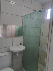 Et badeværelse på Casa para Carnaval