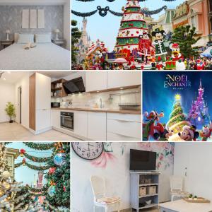 Køkken eller tekøkken på Disney Cosy Cottage, 5 minutes Disneyland!