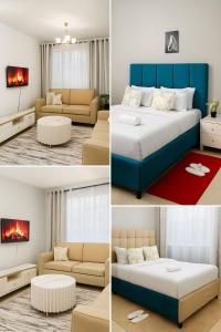 Giường trong phòng chung tại Bello