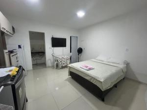 TV a/nebo společenská místnost v ubytování Villa Marçal