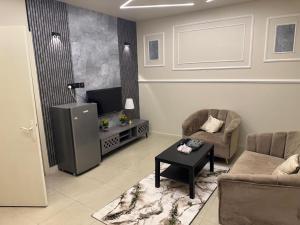 O zonă de relaxare la المسافات 2 للشقق المخدومة