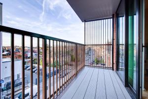 En balkon eller terrasse på Amity Slawn by Artsy