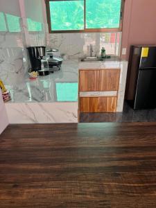 Η κουζίνα ή μικρή κουζίνα στο Paquera apartment