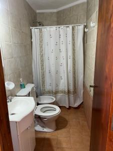 Et badeværelse på La Lucila del Mar Duplex