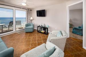 Et tv og/eller underholdning på The Palms 505 Gulf Front condo Direct Beach View