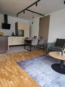 Η κουζίνα ή μικρή κουζίνα στο Zentrale Wohnung, nähe Innenstadt