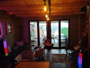 TV a/nebo společenská místnost v ubytování Zmajevo Gnezdo II Water House