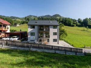 Nespecifikovaný výhled na hory nebo výhled na hory při pohledu z apartmánu