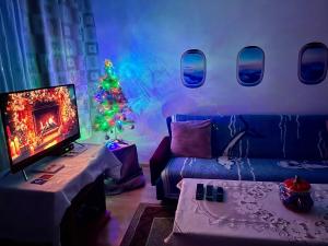 Posezení v ubytování Przytulne Apartamenciki tuż przy Termach i Parku, nieopodal szlak na Turbacz, GPN, KGP