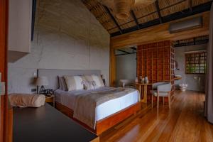 Ένα ή περισσότερα κρεβάτια σε δωμάτιο στο Casa Malva Villas +47 φωτογραφίες