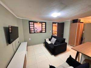 Khu vực ghế ngồi tại Refúgio premium p até 4 Perto do centro