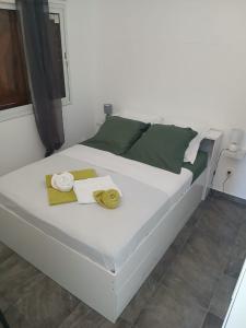 Ένα ή περισσότερα κρεβάτια σε δωμάτιο στο Bungalow AN KAN LA