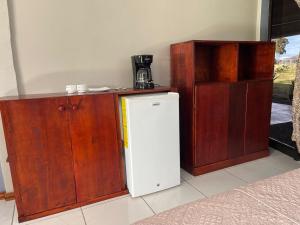 Kuchyň nebo kuchyňský kout v ubytování Little Paradise