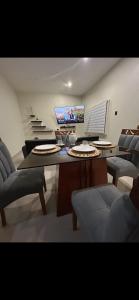 TV/trung tâm giải trí tại Casa Moderna Premium con Aire Acondicionado y Cine