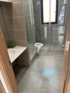 Et badeværelse på T Homestay