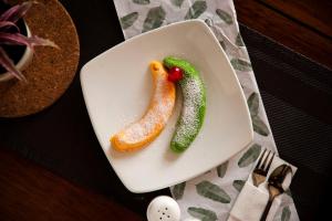 Eten bij of ergens in de buurt van het pension

