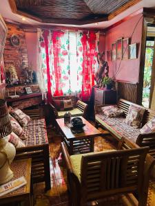Χώρος καθιστικού στο Banaue bro zone hostel