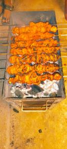 Grillfaciliteterne på campingpladsen som gæsterne kan bruge