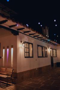 Bygningen som feriehuset ligger i