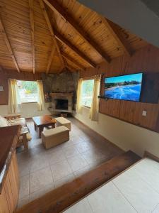 Et tv og/eller underholdning på Cabañas 4 Estaciones