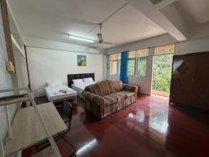 Et opholdsområde på Canberra Apartment