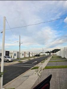 an empty street with buildings on the side of the road at Casa en San Miguel, el salvador in San Miguel
