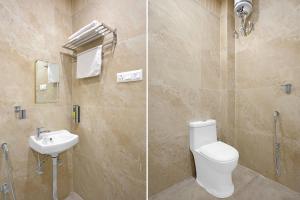 Koupelna v ubytování Hotel O Dashashwamedh Ghat Varanasi