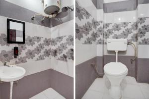 Ένα μπάνιο στο Hotel O City Centre Rudrapur Formerly Yuvraj Guest House