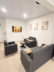 Et opholdsområde på Casa en San Miguel