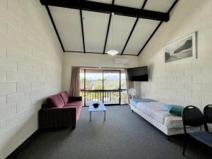 Posezení v ubytování Mountain View Motel