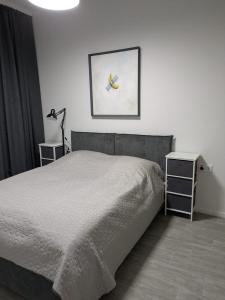 Postel nebo postele na pokoji v ubytování Boutique-Art Apartment DILIJAN